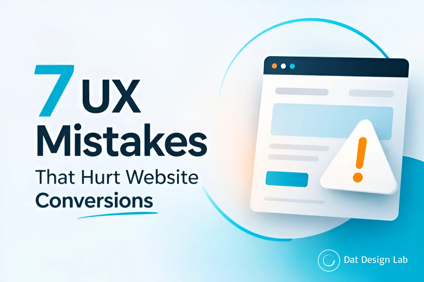 7 ux mistakes that hurt website conversions post