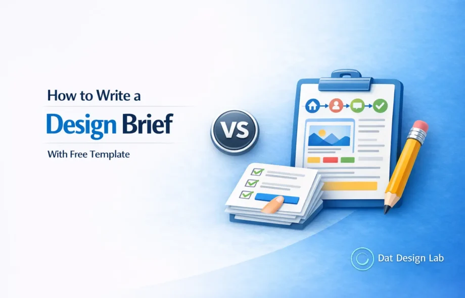 Design brief writing template