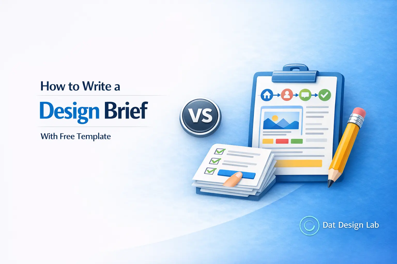 Design brief writing template