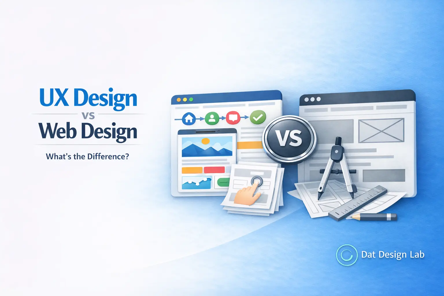 UX vs Web Design comparison