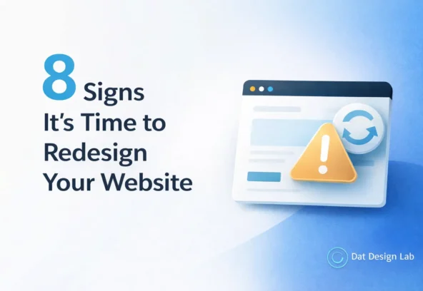 signs to redesign your website