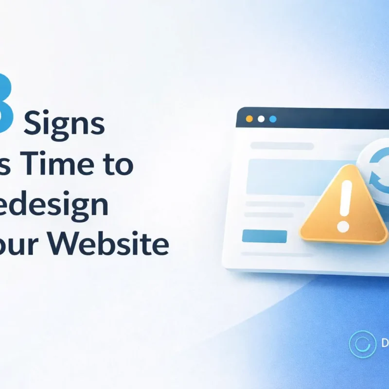 signs to redesign your website