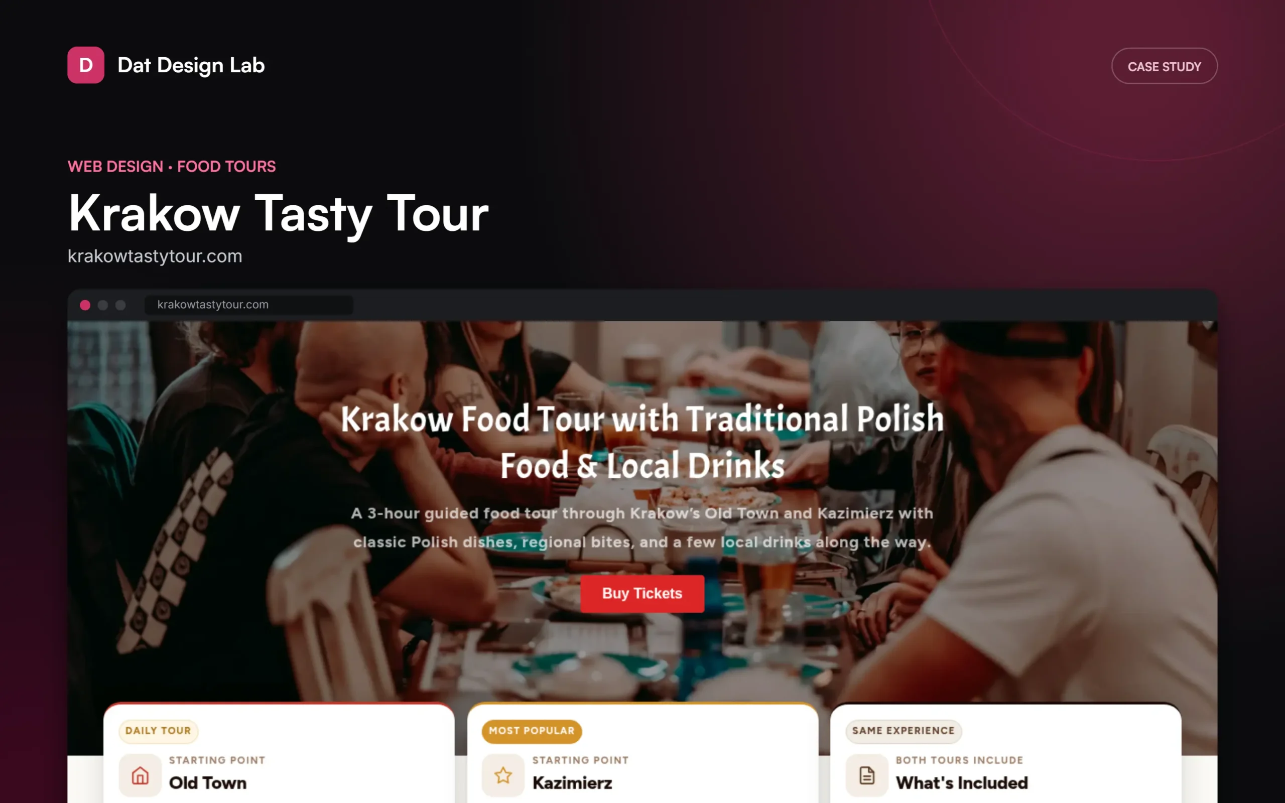 Krakow Tasty Tour case study