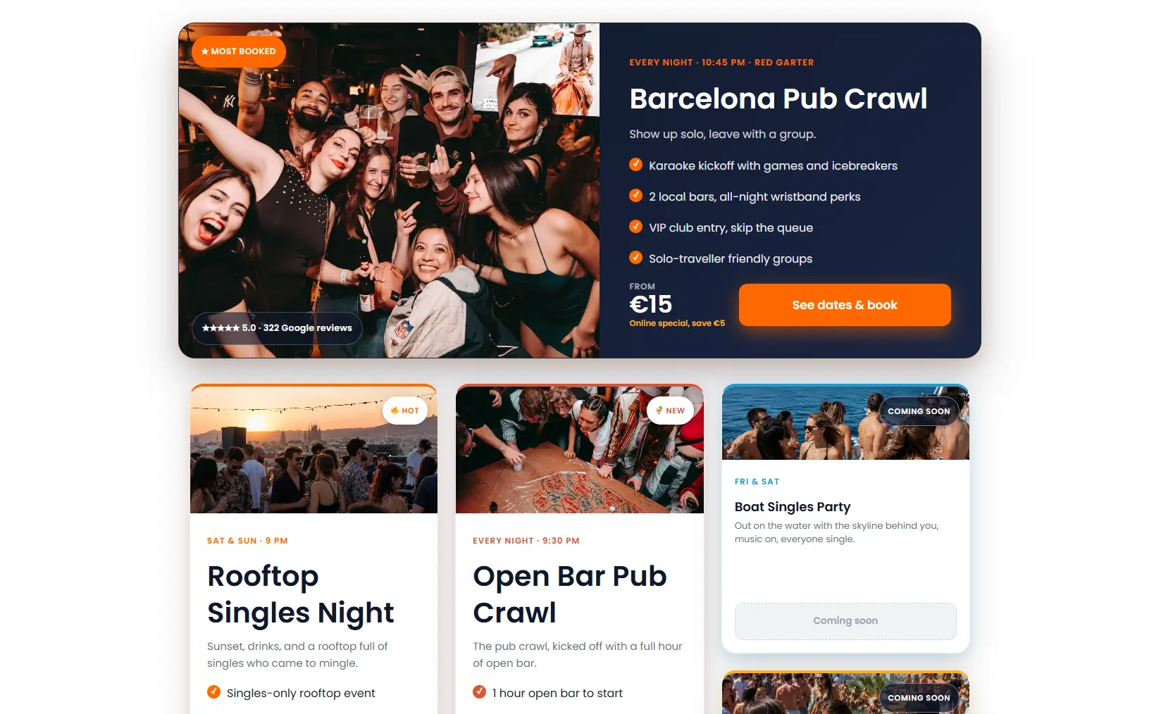 Upcoming events