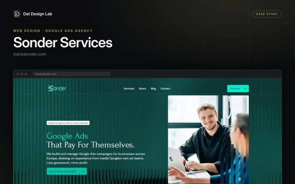 Sitio web de Sonder Services