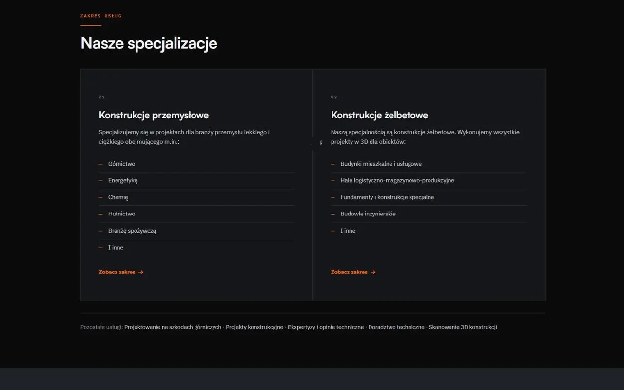 Dos especialidades